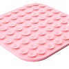 Лизательный коврик для собак с лопаткой, 20*20см, силикон,розовый, MKR000152, MR. KRANCH