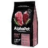 АльфаПет ЭДАЛТ МЕДИУМ сухой корм для собак средних пород с говядиной и потрошками,  12кг, ALPHAPET Adult Medium