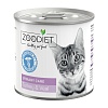 Четвероногий Гурман влажный корм для кошек для здоровья мочевыводящих путей, с индейкой и телятиной, 240г, ZOODIET Urinary Care  