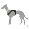Шлейка для собак ХАНТЕР Неопрен, размер XL, 25мм/73-94см, оливковая/черная, нейлон/неопрен, 62275, HUNTER Neopren 