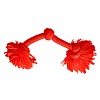 Игрушка для собак ДРАЙ ТЕК РОУП, жевательный канат с ароматом говядины, 50см, красный, 300764, PLAYOLOGY Dri-Tech Rope