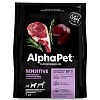 АльфаПет СЕНСИТИВ МЕДИУМ сухой корм для собак средних пород с чувствительным пищеварением, с бараниной и потрошками,  7кг, ALPHAPET Sensitive Medium