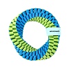 Игрушка для собак КОЛЬЦО - СПИРАЛЬ ПЛЕТЕНОЕ, Ø12см, голубое/зеленое, полиэстер, MKR542175, MR. KRANCH