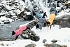 Попона утепленная для собак Хуртта ЭКСПЕДИШН ПАРКА 65, длина спины 65см, объем груди 55-100см, синяя, полиэстер, 933716, HURTTA Expedition Parka