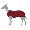 Свитер для собак Хантер МАЛЬМЁ, длина спины 45см, объем груди 54-64см, бордовый, акрил, 62886, HUNTER Malmö