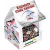 Кормушка с кормом для Лесных птиц 300г, 2 пакета по 150г, картон на подвесе, 4636, ЗООМИР