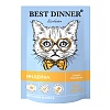 Бест Диннер ВЕТ ПРОФИ ГАСТРОИНТЕСТИНАЛ влажный корм для кошек с чувствительным пищеварением, кусочки в соусе с индейкой, 85г, BEST DINNER Exclusive Vet Profi