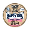Хэппи Дог НАТУР ЛАЙН влажный корм для собак, паштет с ягненком, печенью, сердцем и рисом, 125г, HAPPY DOG Natur Line 