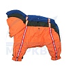 Комбинезон для собаки КОЛЛИ, спортивный, утепленный на флисе, на кобеля, длина спины 67см, обхват груди 98см, ТУЗИК