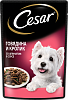 Цезарь влажный корм для собак с говядиной и кроликом в соусе со шпинатом, 85г, CESAR