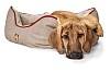 Лежак с бортом ХАНТЕР Юнивесити, полиэстер, коричневый, 100х70 см, HUNTER University