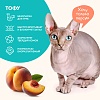 КЭТС ЧОЙС ТОФУ наполнитель для кошачьего туалета растительный, комкующийся, с ароматом персика, 6л/2,5кг, CAT'S CHOICE Tofu