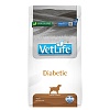Фармина Вет Лайф ДИАБЕТИК лечебный сухой корм для собак при сахарном диабете,  2кг, FARMINA Vet Life Diabetic Canine