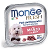Монж ФРЕШ влажный корм для собак, паштет с кусочками говядины, 100г, MONGE Fresh