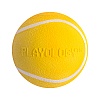 Игрушка для собак СКВИКИ ЧЬЮ БОЛ, мяч с ароматом курицы, 6см, с пищалкой, желтый, 300709, PLAYOLOGY