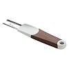 Нож для тримминга животных Хантер СПА, одинарный, 15,5см, коричневый/серый, 65578, HUNTER Stripping knife Spa 