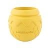 Игрушка для собак ГОРШОЧЕК МЕДА 9х8см с ароматом сливок, желтая, MKR541918, MR.KRANCH