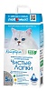 Наполнитель ЧИСТЫЕ ЛАПКИ КОМФОРТ бентонитовый комкующийся, 5 кг