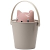 Контейнер для корма, для кошек, 7,5л, пластик, серо-розовый, SG0101RG, UNITED PETS