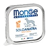 Монж МОНОПРОТЕИН СОЛО консервы для собак, монобелковые, с уткой, 150г, MONGE Monoprotein Solo