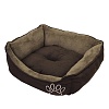 Лежак для собак МЕРО, 65*51*h18см, коричневый, 60865, NOBBY Mero