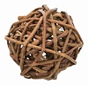 Мяч-игрушка для грызунов, плетеный, ⌀13см, ротанг, 61943, TRIXIE