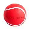 Игрушка для собак СКВИКИ ЧЬЮ БОЛ, мяч с ароматом говядины, 6см, с пищалкой, красный, 300710, PLAYOLOGY