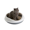 Лоток для кошек ФИГАРО овальный, с бортом, 48,5*55*h15,5см, 0268, SAVIC Figaro 