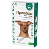 ПРИНОКАТ 40мг препарат от клещей, блох, власоедов, кишечных, подкожных, носоглоточных, глазных, сердечных и легочных нематод для собак весом до 4кг, 1 пипетка, КRКА Prinocate