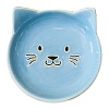 Миска для кошек МОРДОЧКА КОШКИ, 80мл, цвет голубой, керамика, MKR192651, MR. KRANCH