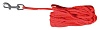 Поводок тросовый для собак, 10м/ø 5мм, нейлон, красный, 19763, TRIXIE