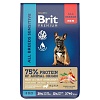 Брит Премиум СЕНСИТИВ сухой корм для собак с чувствительным пищеварением, с лососем и индейкой, 8кг, BRIT Premium Sensitive