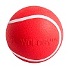 Игрушка для собак СКВИКИ ЧЬЮ БОЛ, мяч с ароматом говядины, 8см, с пищалкой, красный, 33289, PLAYOLOGY Squeaky Chew Ball