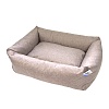 Лежак для собак ХАЛК №2 со съемным чехлом, 101*83*26см, мебельная ткань рогожка, цвет в ассортименте, БОБРОВЫЙ ДВОРИК