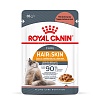 Роял Канин ХЭЙР ЭНД СКИН влажный корм для кошек для здоровья кожи и шерсти, кусочки в соусе, 85г, ROYAL CANIN Hair & Skin Care