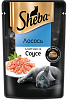Шеба влажный корм для кошек, ломтики в соусе с лососем, 75г, SHEBA Core