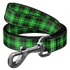 Поводок ВАУДОГ нейлон с рисунком ШОТЛАНДКА ЗЕЛЁНАЯ 20мм/122см, 4864,  COLLAR